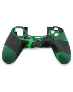 Budget Silicon Camo Controller Sleeve-Zwart/Groen (PlayStation 4) Nieuw