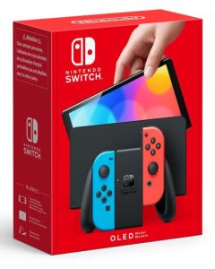 Nintendo Switch Console OLED Model-Neon Blauw / Rood Joy-Con (NSW) Nieuw