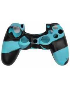 Budget Silicon Camouflage Controller Sleeve-Baby Blauw (PlayStation 4) Nieuw