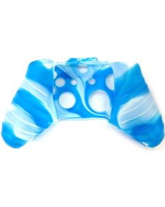 Budget Silicon Camouflage Controller Sleeve-Wit/Blauw (Xbox One) Nieuw