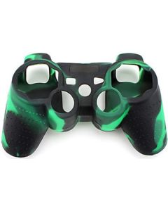 Budget Silicon Camouflage Controller Sleeve-Groen/Zwart (PlayStation 3) Nieuw