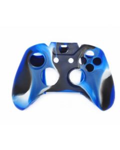 Budget Silicon Camouflage Controller Sleeve-Blauw/Zwart (Xbox One) Nieuw