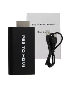 Budget PS2 to HDMI Converter-Zwart (PlayStation 2) Nieuw