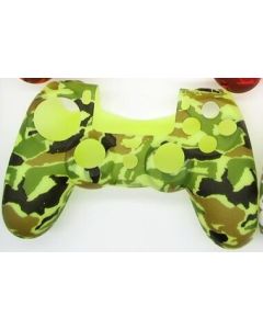 Budget Silicon Camo Controller Sleeve-Groen/Geel/Zwart/Bruin (PlayStation 4) Nieuw