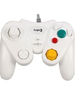 Logic3 GameCube Controller Incl. Turbofunctie-Wit (GameCube) Nieuw