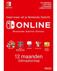 Nintendo Switch Online-12 Maanden (NSW) Nieuw