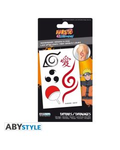 ABYstyle Waterproof Tattoos-Naruto Shippuden (Diversen) Nieuw