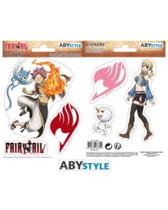 ABYstyle Fairy Tail Stickers-Natsu & Lucy (Diversen) Nieuw