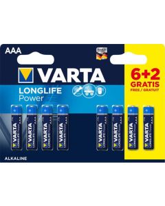 Batterij Varta Alkaline Energy AAA-8 Stuks (Diversen) Nieuw