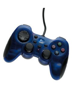 Logitech Wired Controller PlayStation 2-Blauw (PlayStation 2) Nieuw