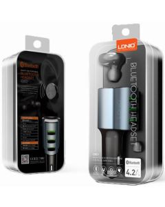 Ldnio Bluetooth Headset & Car Charger CM21-Zwart (Diversen) Nieuw