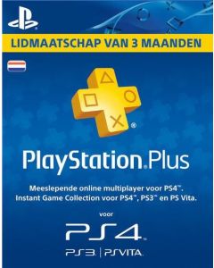 PlayStation Plus Abonnement-3 Maanden (Diversen) Nieuw