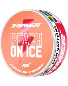 X-GAMER Pouch Energy 14g-Peach On Ice (Diversen) Nieuw