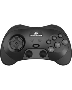 Retro-Bit SEGA Saturn 2.4GHz Wireless Pro Controller-Zwart (Diversen) Nieuw