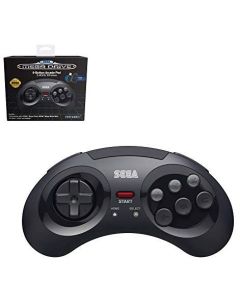 Retro-Bit SEGA Mega Drive Wireless 8-Button Arcade Pad-Zwart (Diversen) Nieuw