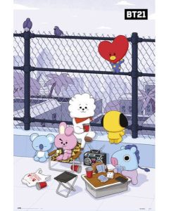 Hole in the Wall BT21 Maxi Poster-Rooftop (Diversen) Nieuw