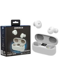 Avenzo AV-TW5006W True Wireless Earphones with Powerbank-Wit (Diversen) Nieuw