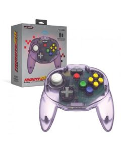 Retro-Bit Tribute 64 2.4G Wireless Controller-Atomic Purple (Diversen) Nieuw