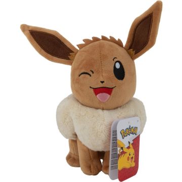 Jazwares Pokémon Pluche 20CM-Eevee (Winking) (Diversen) Nieuw