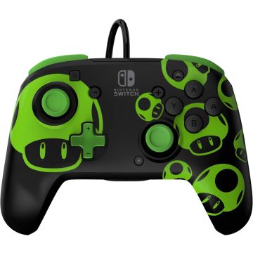 PDP Super Mario REMATCH GLOW Wireless Controller-Mushroom (Switch) Nieuw