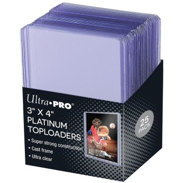 Ultra Pro Ultra Clear 3x4 Platinum Toploader-25 Pieces (Diversen) Nieuw