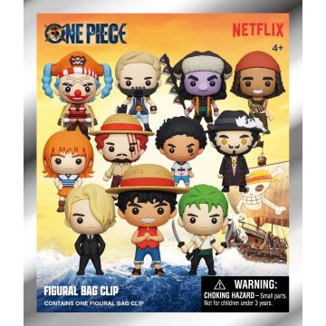 Monogram Int. Netflix One Piece 3D Foam Figure Bag Clip Blinde Verpakking-Series 1 (Diversen) Nieuw