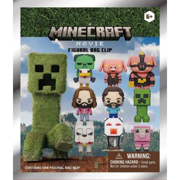 Monogram Int. Minecraft Movie 3D Foam Figure Bag Clip Blinde Verpakking-Series 1 (Diversen) Nieuw