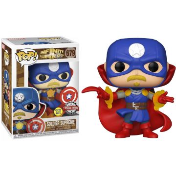 Funko POP! Marvel Infinity Warps-Soldier Supreme (Glow in the Dark)(Special Edition) (Diversen) Nieuw