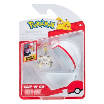 Jazwares Pokémon Clip 'N' Go Figure Pack-Togedemaru + Premier Ball (Diversen) Nieuw