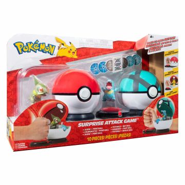 Jazwares Pokémon Surprise Attack Game Speelset-Axew & Totodile (Diversen) Nieuw