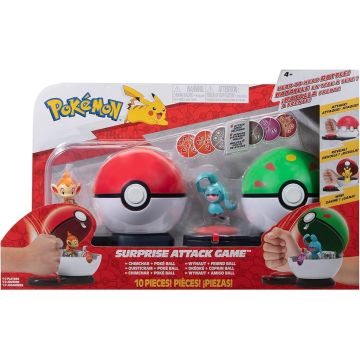 Jazwares Pokémon Surprise Attack Game Speelset-Chimchar & Wynaut (Diversen) Nieuw