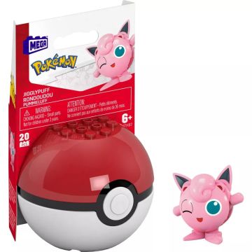 Mattel Mega Construx Pokémon Poké Ball Building Set-Jigglypuff (Diversen) Nieuw
