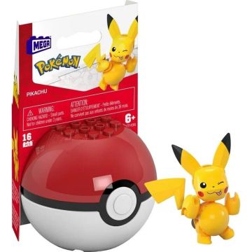 Mattel Mega Construx Pokémon Poké Ball Building Set-Pikachu (Diversen) Nieuw
