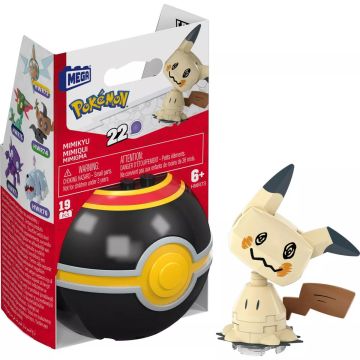 Mattel Mega Construx Pokémon Poké Ball Building Set-Mimikyu (Diversen) Nieuw