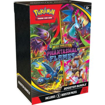 Pokémon TCG Mega Evolution Phantasmal Flames-Booster Bundle (Diversen) Nieuw
