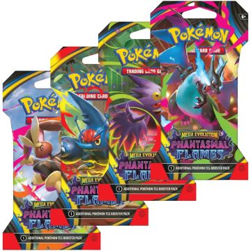 Pokémon TCG Mega Evolution Phantasmal Flames-Sleeved Booster Pack (Diversen) Nieuw