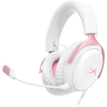 HyperX Cloud III Wired Gaming Headset-Wit / Roze (Diversen) Nieuw