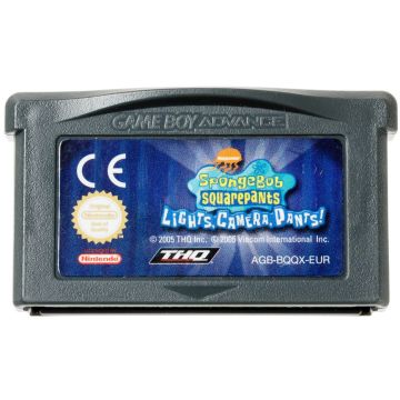 SpongeBob SquarePants Lights, Camera, Pants!-Kale Cassette (GBA) Gebruikt