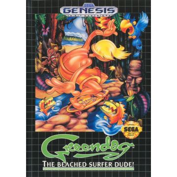 Greendog The Beached Surfer Dude!-Amerikaans (Sega Mega Drive) Gebruikt