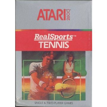 RealSports Tennis-Standaard (Atari 2600) Gebruikt