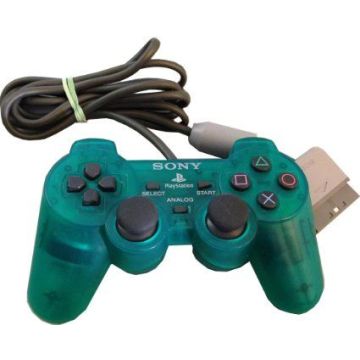 Sony DualShock Controller PSX-Transparant/Groen (PlayStation 1) Gebruikt