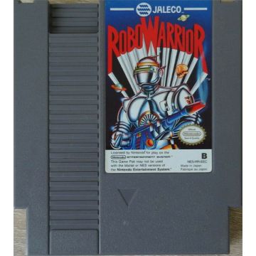 Robo Warrior-Kale Cassette (NES) Gebruikt