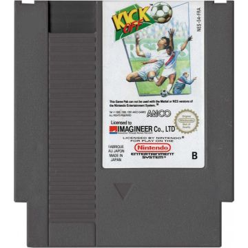 Kick Off-Kale Cassette (NES) Gebruikt