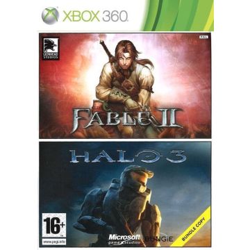Fable II + Halo 3-Standaard (Xbox 360) Gebruikt