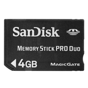 SanDisk Memory Stick PRO Duo-4GB (PSP) Gebruikt
