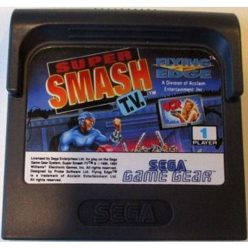Super Smash T.V.-Kale Cassette (Sega GameGear) Gebruikt