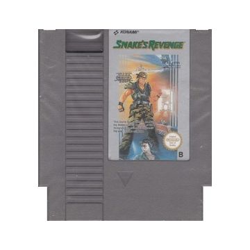 Snake's Revenge-Kale Cassette (NES) Gebruikt