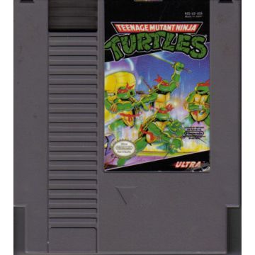 Teenage Mutant Hero Turtles-Kale Cassette (NES) Gebruikt