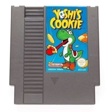 Yoshi's Cookie-Kale Cassette (NES) Gebruikt