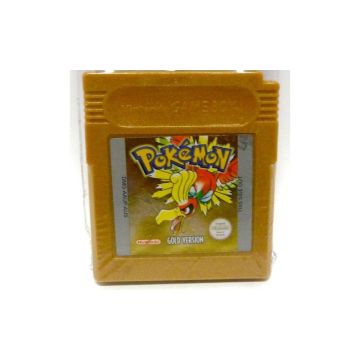 Pokémon Gold Version-Kale Cassette (GBC) Gebruikt
